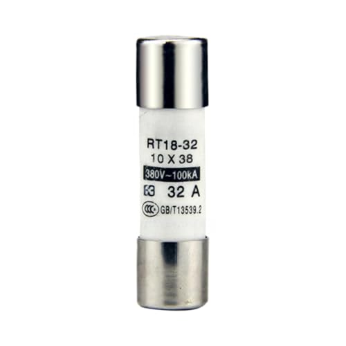 Fusible céramique RT18-32 RT14 32A 10x38 cartouche coupe-circuit domestique