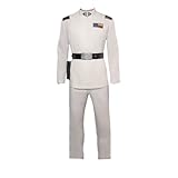Thrawn Cosplay Costume Grand Admiral Top Pants Outfits Halloween Carnival Party Multicolor