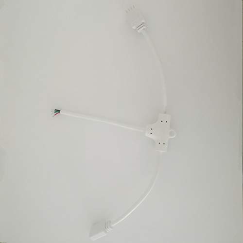 Wiring Connecting Terminals - 20pcs 10CM Wire 4PIN RGB Extension Cable Connector T Type 4Pins Plug for LED Strip Light RGB 5050 3528 LED Strip