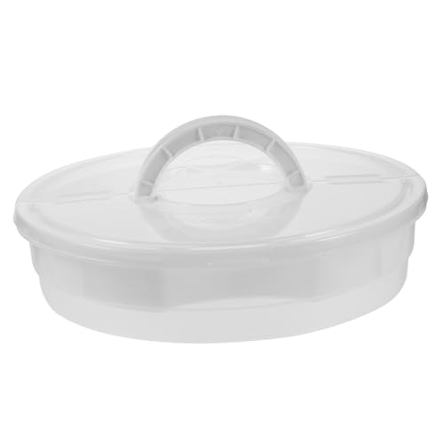 MOLUCKFU Pizza Slice Packaging Box Multi-function Storage Case Outdoor Pizza Box Sealing Container Easy to Carry Transparent