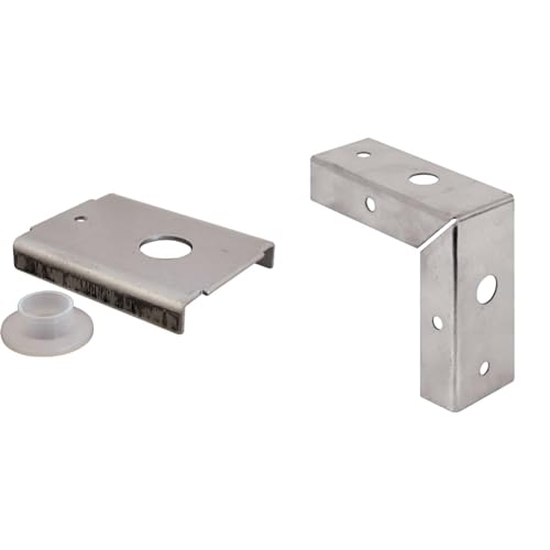 Prime-Line Kit de reparación para puerta plegable con soporte y esquinas 2 piezas para puertas de madera de 1-3/8 pulg. de grosor