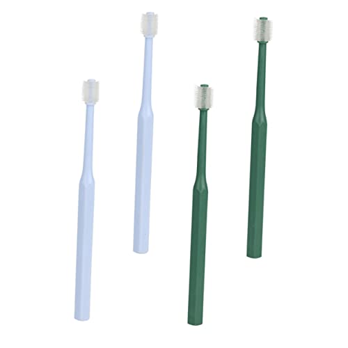EXHUMKY 4Stk. Katzenzahnbürsten für Hunde