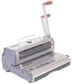 Akiles 14” Wiremac-31 Wire Binding Machine & Punch, 3:1 Pitch for Twin Loop Wire spines