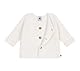 Petit Bateau Unisex Baby A0CES Strickjacke, Weiß, 0-3 Monate