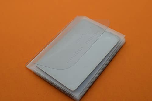 Set of 2 - Vinyl Wallet Inserts, Replacement Windows for passcase By Mens Wallet (bifold_6pages)4