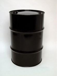 30 Gal Closed-Top Steel Drum-Black-EPOXY-PHENOLIC Lining