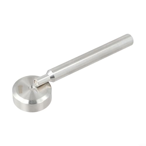 Desiumite Dispositivo de ajuste de remaches para tapa de acero y punzón manual de cuero, con troqueles de taller de 6 mm, 8 mm, 10 mm, juego de instalación de remaches para manualidades, doble uso (6