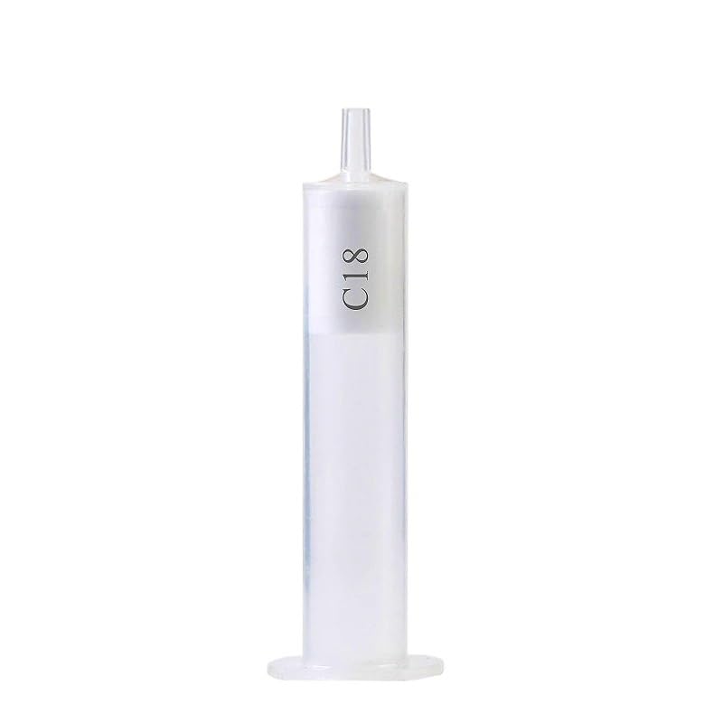 C18 Cartucho SPE Extracción en fase sólida Carbón 18 (tapado) Relleno Columna SPE Relleno for HPLC Columna de cromatografía 1 ml 3 ml 6 ml 12 ml(2000mg 12ml 4 pieces)