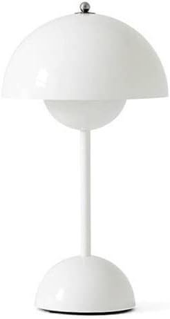 Moderna lámpara de mesa con maceta, lámpara de noche regulable de 3 colores, lámpara de escritorio recargable con botón táctil inalámbrico, lámpara