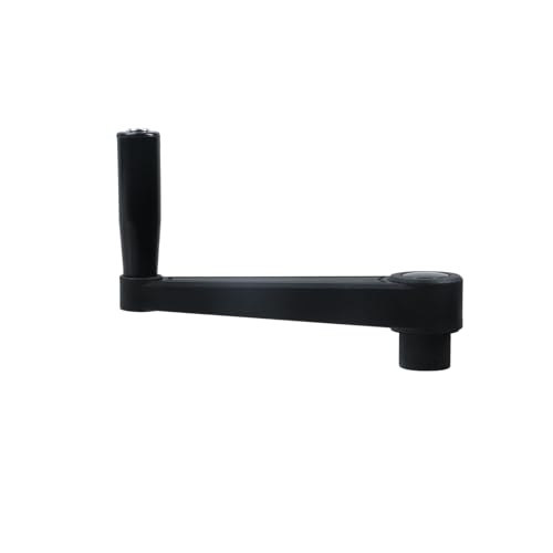 Image of 7.5-Inch Length Nylon Crank Handle Foldable Swivel Rocker Handle for Industrial Machine Tools or Other Equipments, Hole Diameter 16mm
