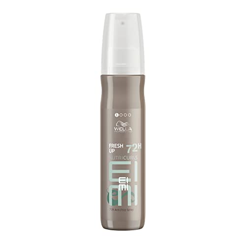 Wella Professionals Nutricurls Fresh Up 72h Anti-Frizz Light Hold Hairspray, Added Shine and Definition for Curly and Wavy Hair, Hold Level 1, 150ml
