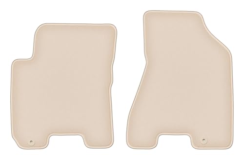 Tapis de voiture avant en velours beige idéal pour garder votre Tucson I propre au quotidien