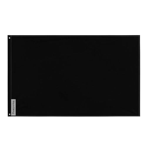 Drapeau noir décoratif Pixelforma pour intérieur et extérieur