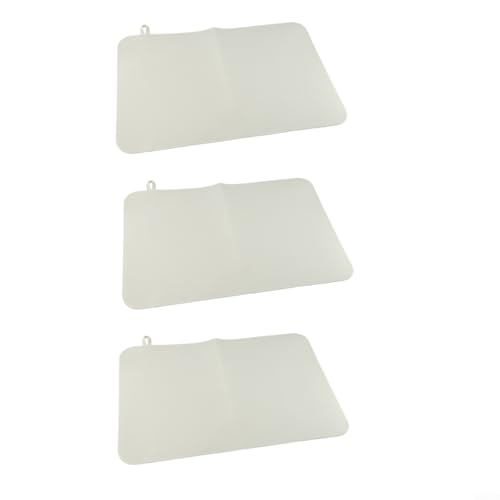 Alfombrilla de fieltro para sauna absorbente de aislamiento de spa adecuada para sauna y ducha (3 blancas)