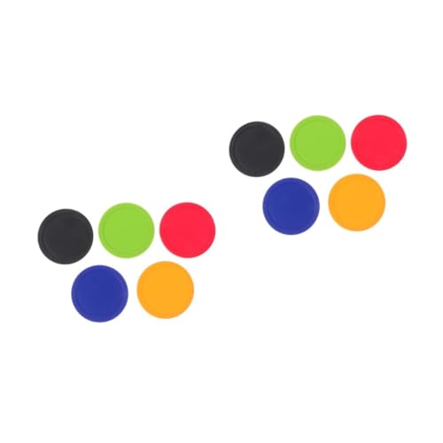 Abaodam 2sets Official Hockey for Air Hockey Table Training Inline Game Training Accessory 5pcs*2