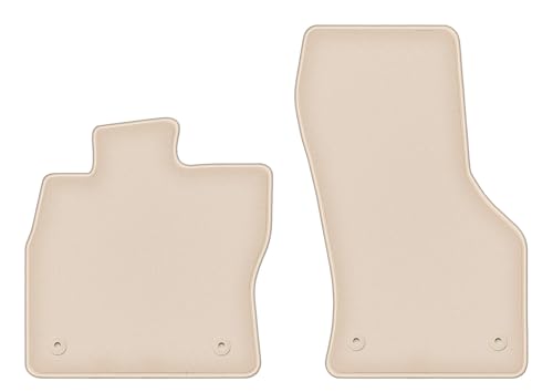 Tapis de voiture en velours beige pour Skoda Octavia III berline et Kombi 2012-2020
