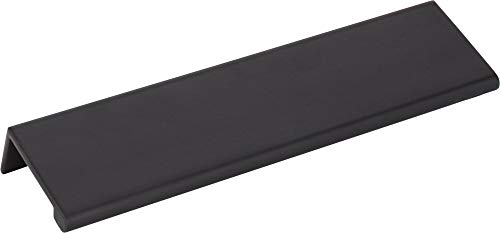 Hardware Resources Elements A500 Edgefield Collection Cabinet And Furniture Handle Pull (6" Overall Length, Matte Black) #TOP3