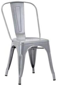 Gale Chairs (Set of 4)- Galvanized Finish