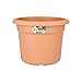 Produktbild elho Green Basics Cilinder 45 - Blumentopf für Außen - Ø 43.8 x H 33.8 cm - Braun/Mild Terra