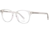 Saint Laurent SL 523 006 52 - Occhiali da vista unisex, Giallo Crema Trasparente, 52