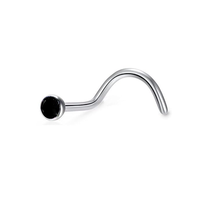 316L Stainless Steel No-Tarnish No-Rusting 2mm Everyday Wear Pierced Nose Pin Stud for Women and Girls (NR0283) 1Pc-image-35