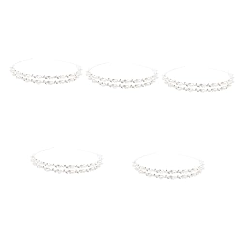 Bandeau mariage perles double couche argenté accessoire cheveux demoiselles d'honneur