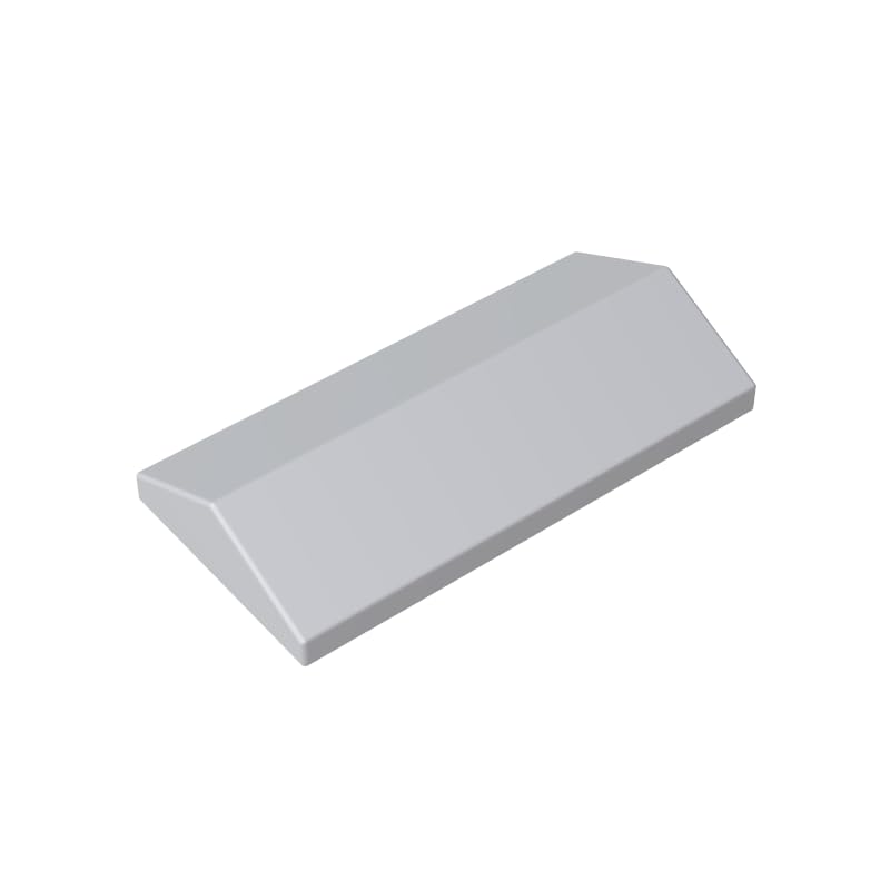 Gobricks Slope Brick Slope 33° 2x4 Double 3299 6358108 GDS-979 50Pieces Compatible with Lego Classic Bulk Toy MOC Color:gray white