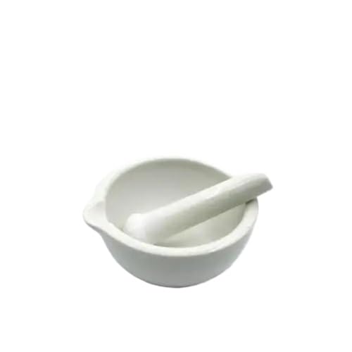 Set Molcajete Mini Juego de mortero de cerámica for el hogar, Cuencos de molienda for Cocina, Especias, té, ajo, Pimienta, Molinillo, Mini Molinos de Hierbas, tamaño Mini