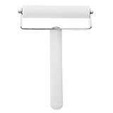 Protection écologique : réutilisez le rouleau de ruban adhésif et contribuez au développement durable, préservant ainsi les écrans de vos appareils tout en garantissant une netteté grâce à la roulette de pose de papier peint, au rouleau à joints manuel et au rouleau manuel en silicone