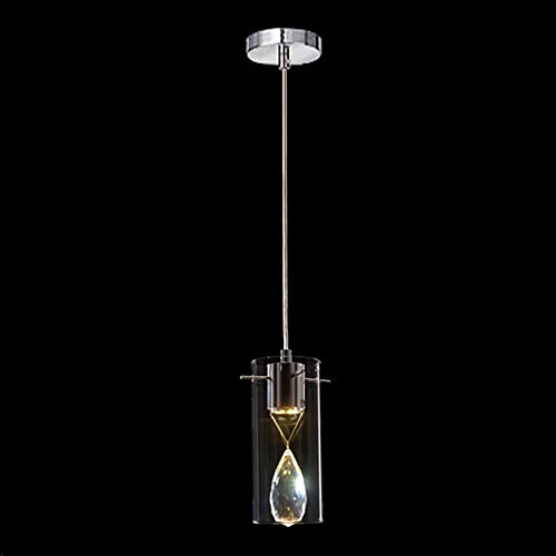 Suspension perle de pluie cristal Art Deco luminaire plafonnier salle à manger