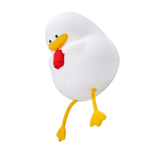 Lámpara de noche de silicona con forma de pato miniatura 1