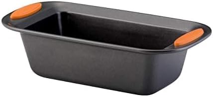 Rachael Ray 9x5 nonstick loaf pan, gray/orange handles (pack of 6)