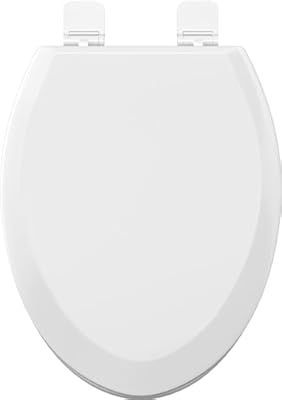 PROFLO PFTSWEC2000WH PROFLO PFTSWEC2000 Elongated Closed-Front Toilet Seat with Quick Release and Lid