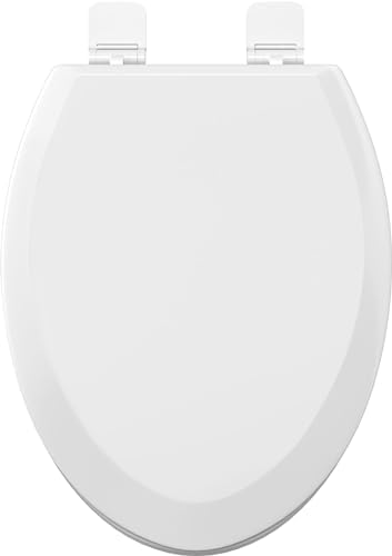 PROFLO PFTSWEC2000 Elongated Closed-Front Toilet Seat with Quick Release and Lid - White