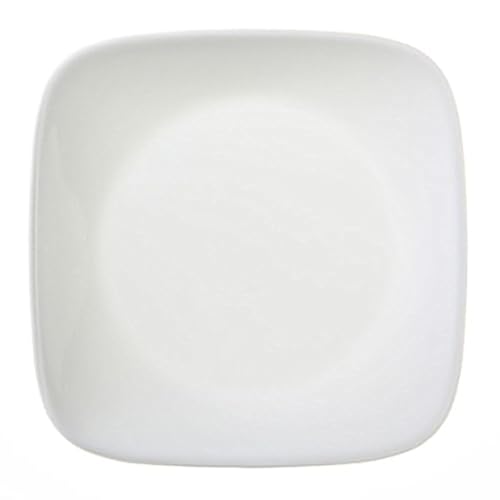 Corelle Square Pure White 6-1/2” Plate (Set of 4)