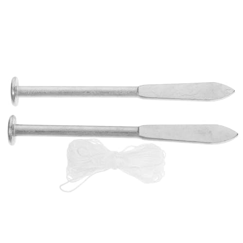 Gadpiparty Herramientas de Posicionamiento para Albañilería con Clavos de Alineación Estables y Accesorios para Colocación de Ladrillos Útil para Albañiles y Trabajos de Construcción