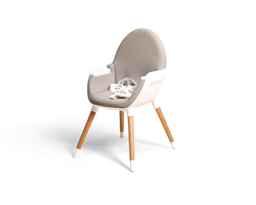 Webaby - Seggiolone Pappa Evolutivo - Blanco/Gris - 59 X 57 X 96 Cm - 4
