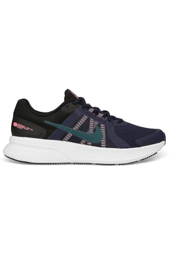 Nike Run Swift 2 Womens Running Trainers CU3528 Sneakers Shoes (UK 5.5 US 8 EU 39, Blackened Blue Dark Teal Green 401)