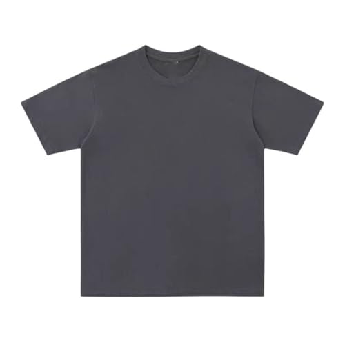 T-shirt en coton homme col rond ample fini les vêtements serrés avec ce haut décontracté