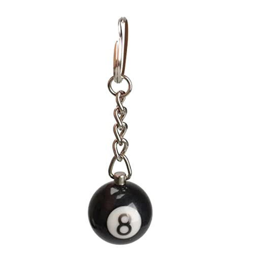 Ball Key Chains Eight Ball Billiards Fashion Keychain (1 pc)