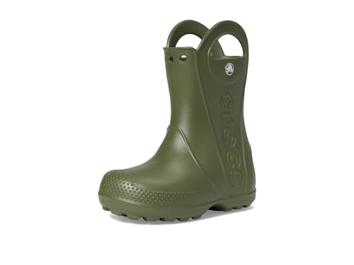 Crocs, Unisex, Handle It Rain Boots (Toddler), Army Green, 10, Medium2