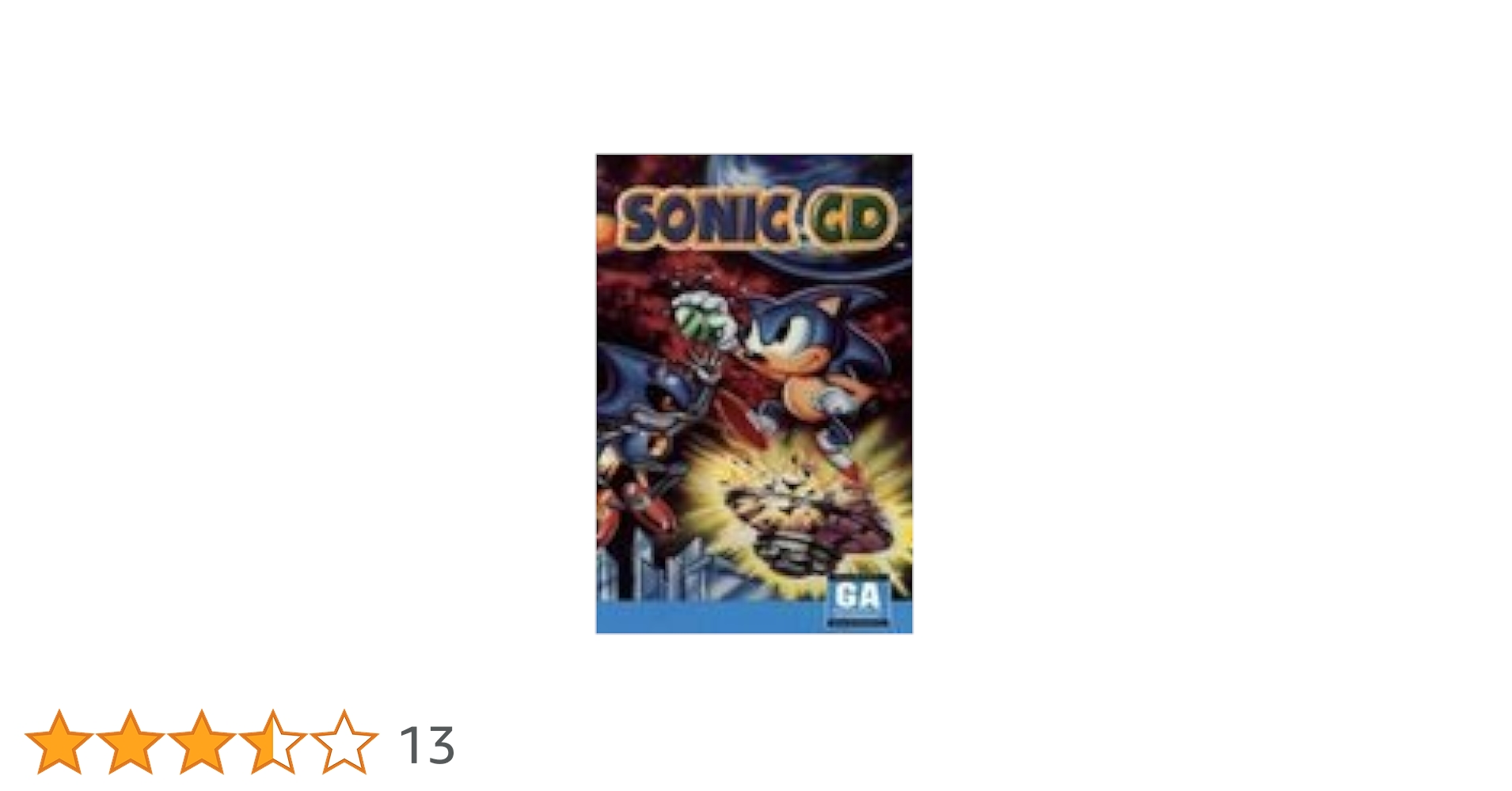 SONIC CD  PC　北米版 SONIC CD PC 北米版 Sonic CD (2000) PC Windows 95 With Manual