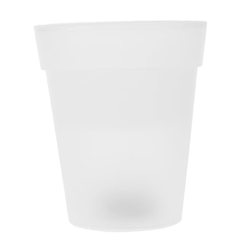 iplusmile Pot Fleurs Lumineux Solaire Extérieur pour Jardin Jardinière LED Étanche à Solaire Décoration Patio Éclairage Chaleureux Résistant Aux Intempéries sans Câblage