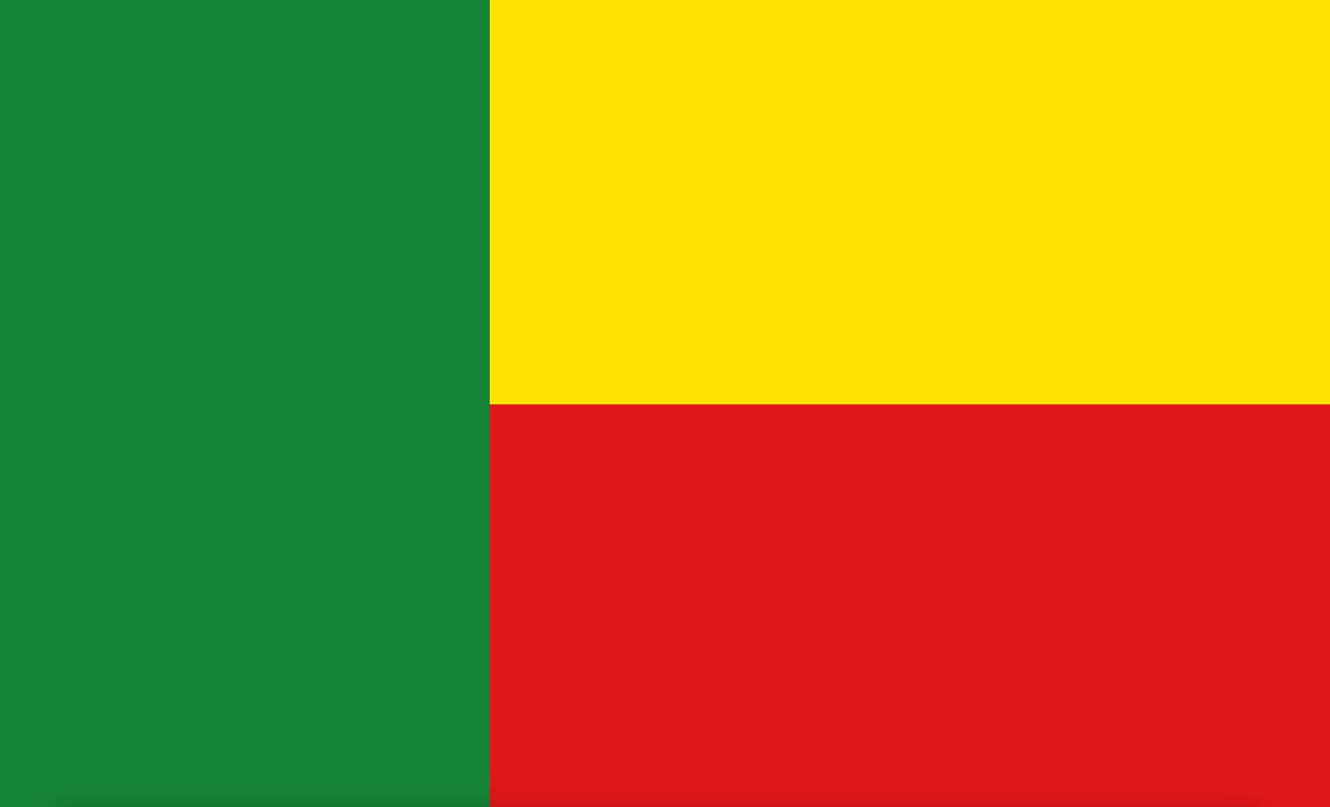 Drapeau du Bénin pour extérieur et drapeaux nationaux ultra de bateau 150x90