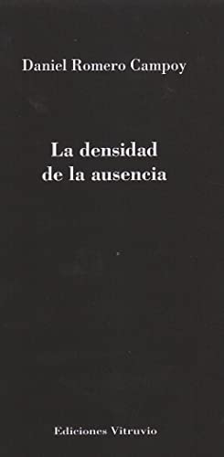 Portada de La Densidad de la Ausencia