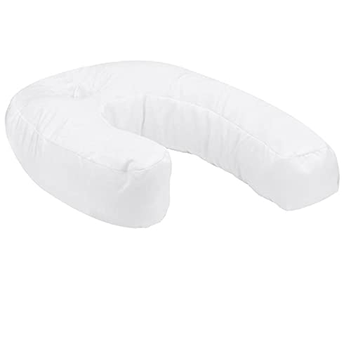 CaOJing Almohada para dormir de lado en forma de U, almohada ortopédica de apoyo para la espalda, utilizada para mejorar el sueño y la postura del sueño para aliviar el dolor de cuello y espalda