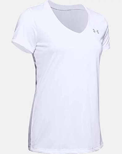 Under Armour Mujer Tech Short Sleeve V - Solid, Camiseta