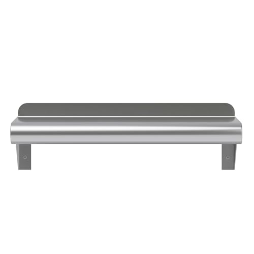 Image of AmGood 6 inch X 16 inch Stainless Steel Wall Shelf | Metal Shelving | Garage, Laundry, Storage, Utility Room | Restaurant, Commercial Kitchen | NSF