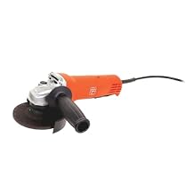 Fein 4-1/2 "مطحنة زاوية مدمجة مع محرك 820 W ومفتاح مجداف - ميزات أمان متقدمة وحماية من الغبار للطحن والقطع متعدد الاستخدامات - WSG 7-115 PT - 72223160120