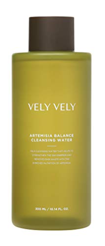 VELY VELY Artemisia Balance Cleansing Water - Aromatic Herb, Natural Hydration, Anti-Aging, Brightening Glow, Paraben-Free (300 ml/10.14 fl oz)